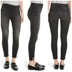 Rag & Bone Jeans Women Size 27 Black High Rise Ankle Skinny